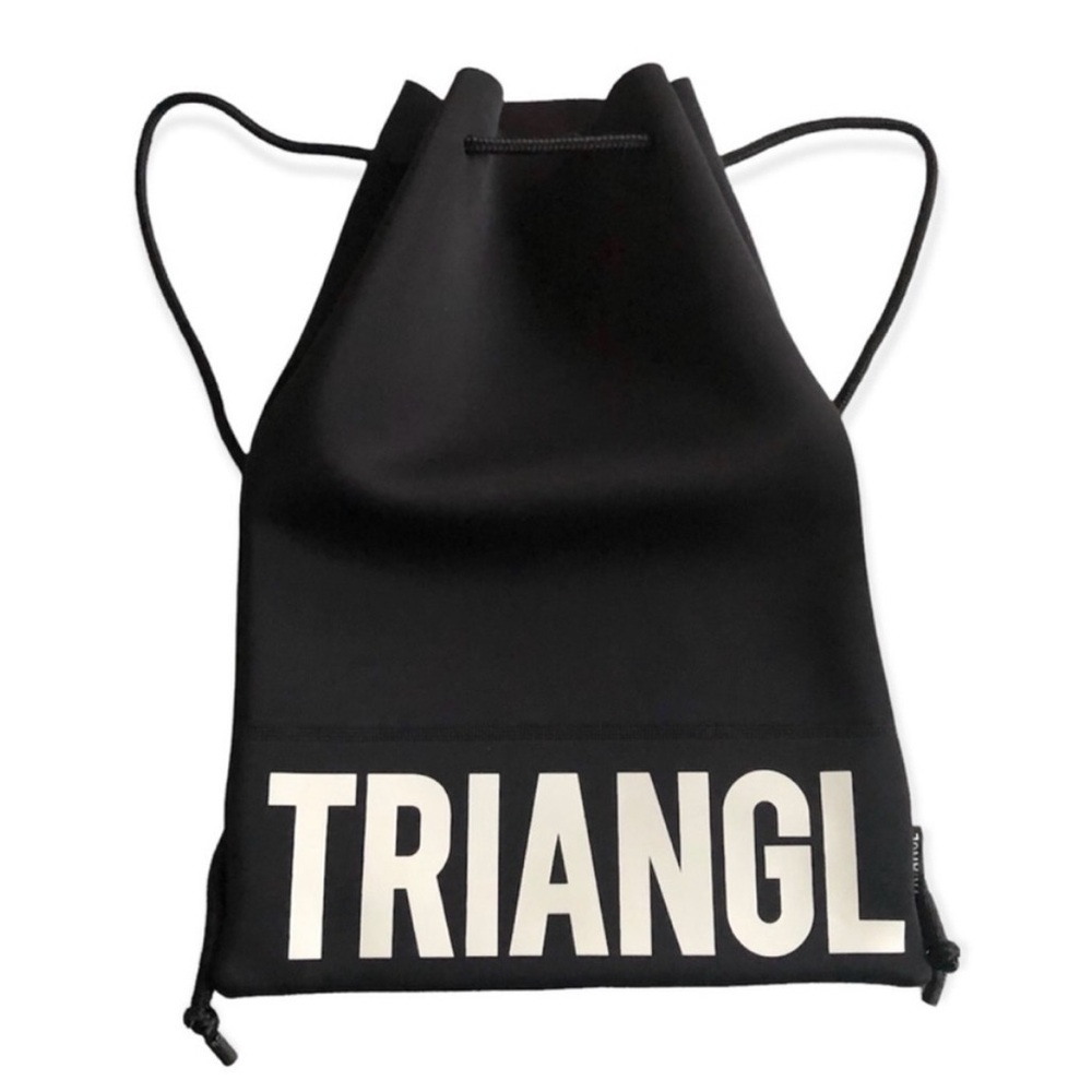 Triangl Swimwear Black and White Drawstring Bag